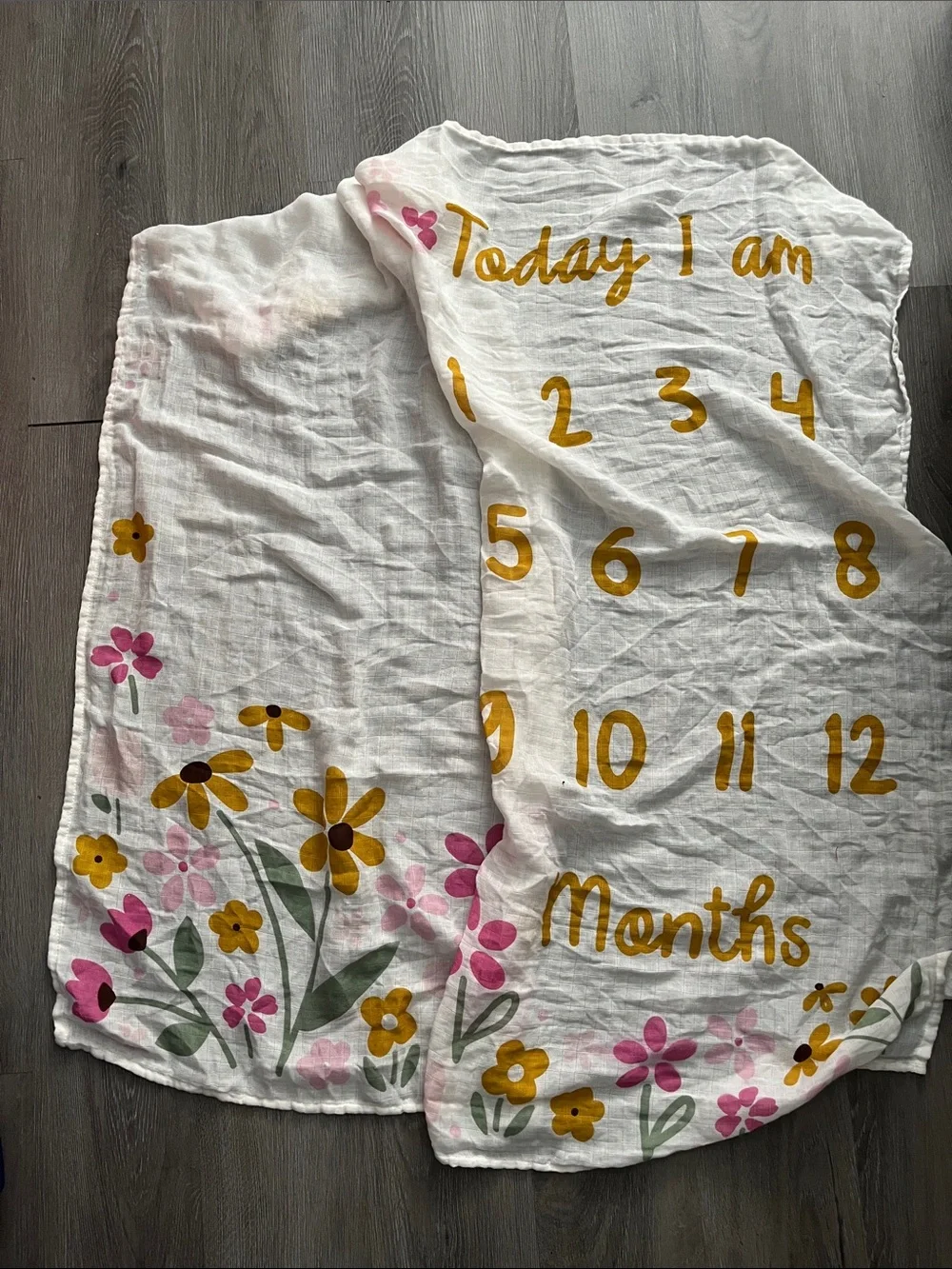 Gerber milestone blanket